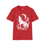 Celestial Howling Wolf T-Shirt