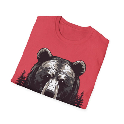 Unisex Bear Nature Softstyle T-Shirt - Wilderness Graphic Tee