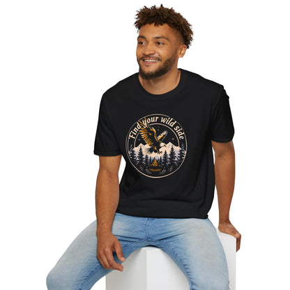 Find Your Wild Side Eagle T-shirt