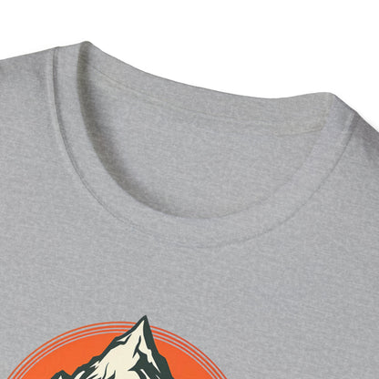 Unisex Softstyle T-Shirt - 'The Mountains Are Calling' Adventure Tee