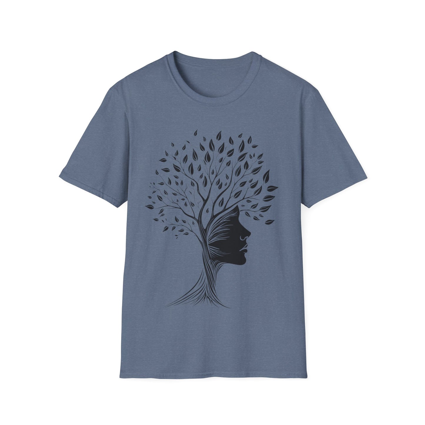 Nature-Inspired Unisex Softstyle T-Shirt - Tree of Life Design