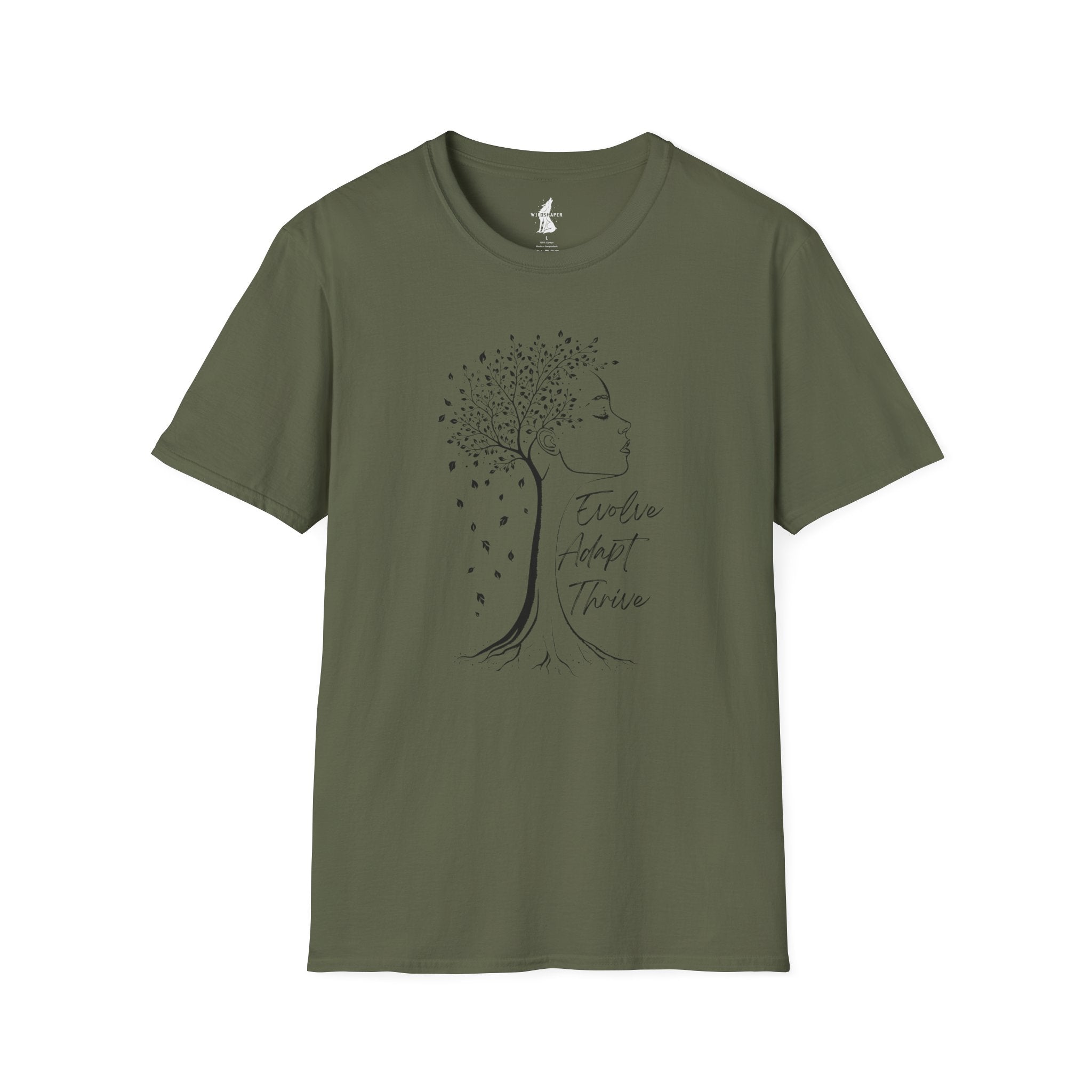 Evolve Adapt Thrive Like Nature Graphic T-shirt