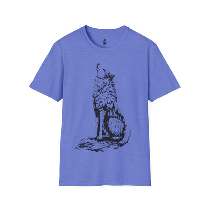 Howling Wolf Silhouette Nature T-Shirt