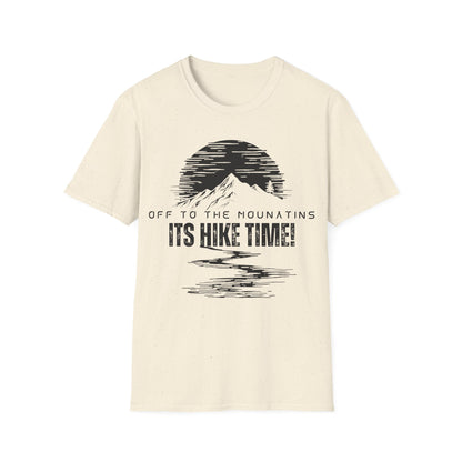 Outdoor Adventure Hike Time T-Shirt | Unisex Softstyle Tee for Nature Lovers