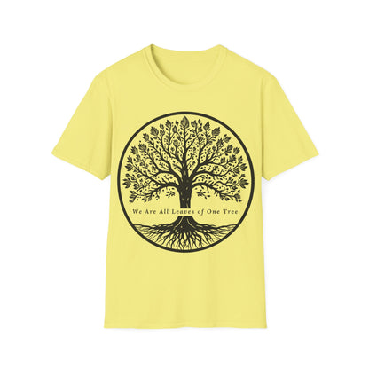 We Are All Leaves of One Tree Unisex Softstyle T-Shirt