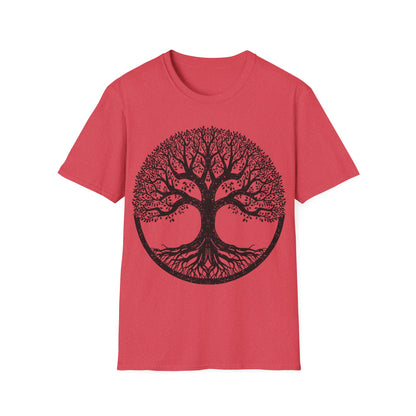 Tree of Life Unisex Softstyle T-Shirt – Nature Inspired Design for Eco-Lovers