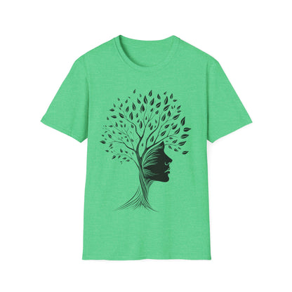 Nature-Inspired Unisex Softstyle T-Shirt - Tree of Life Design