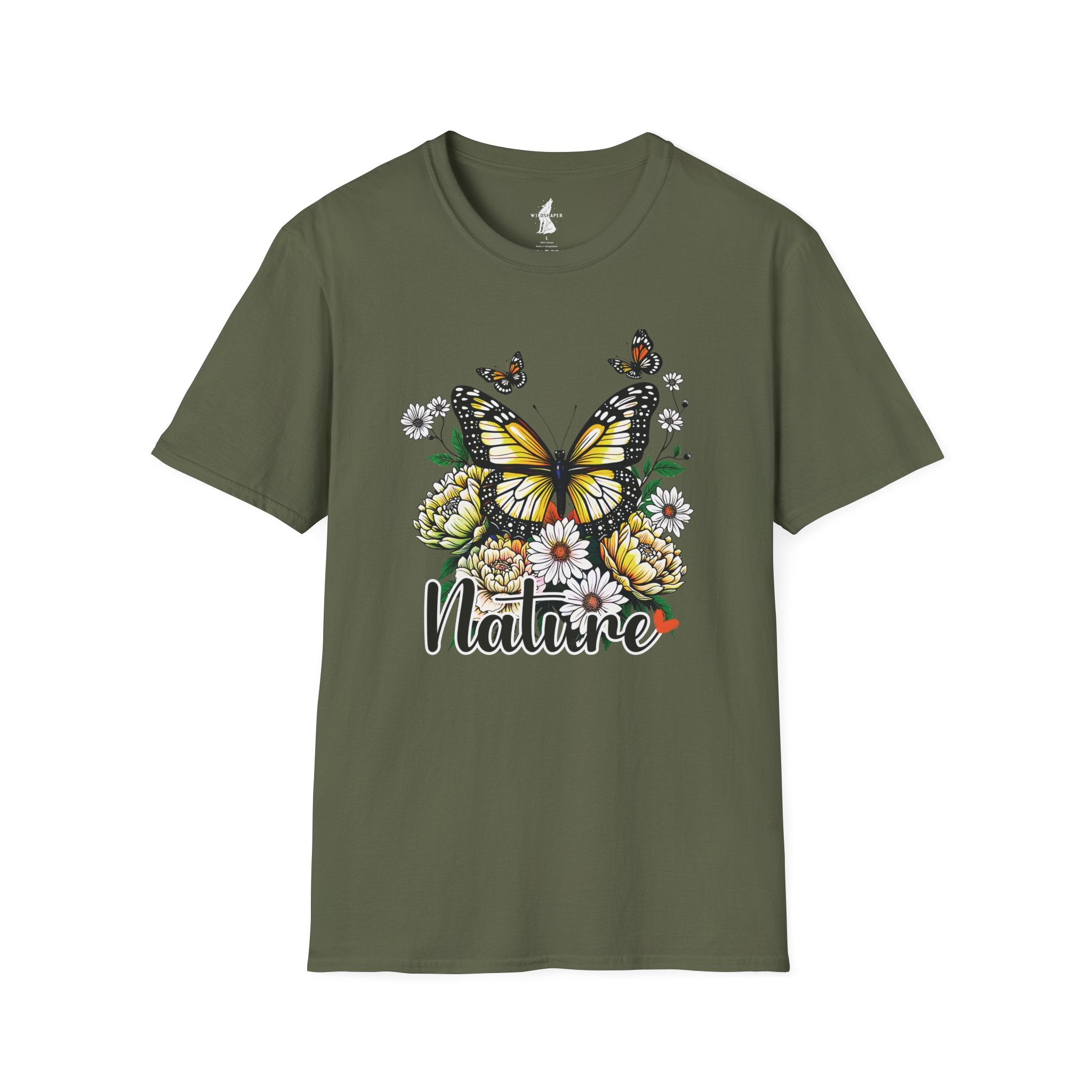 Nature Lover Butterfly Graphic T-Shirt