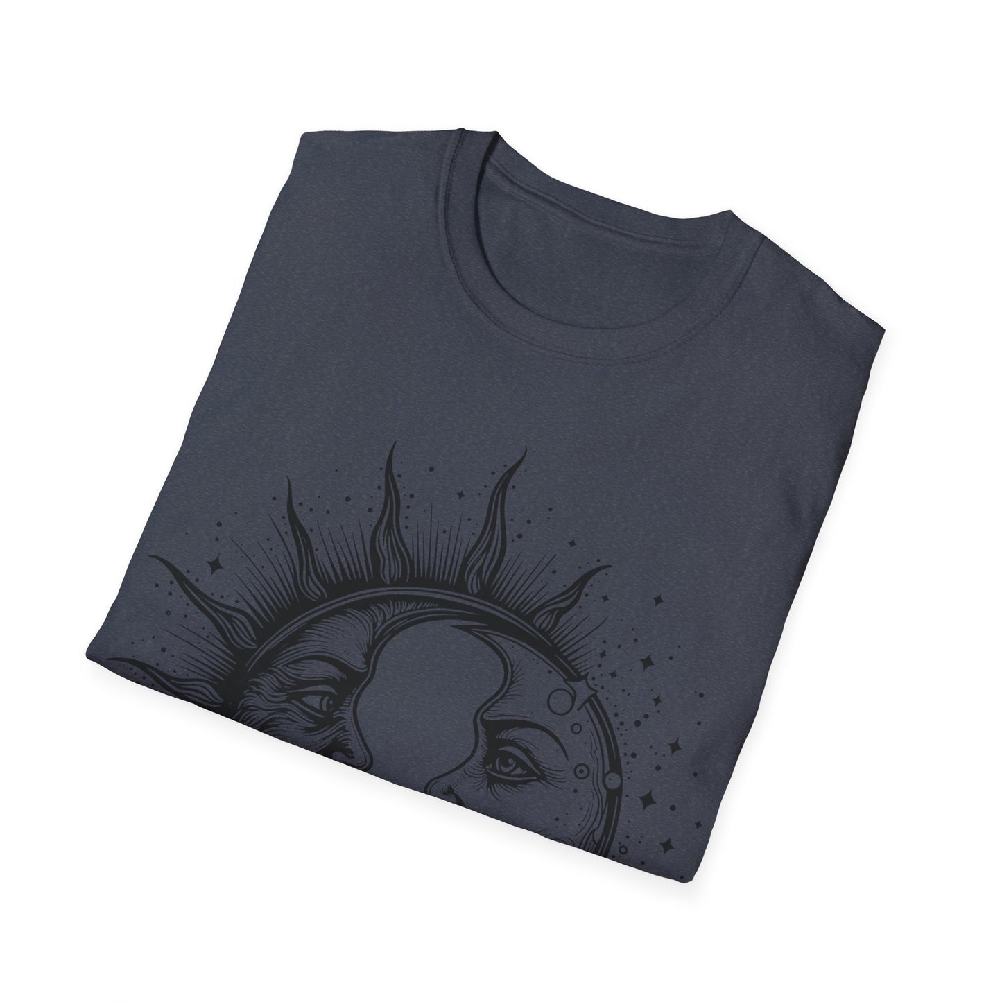 Sun & Moon Graphic Unisex T-Shirt | Celestial Art Tee for All Occasions