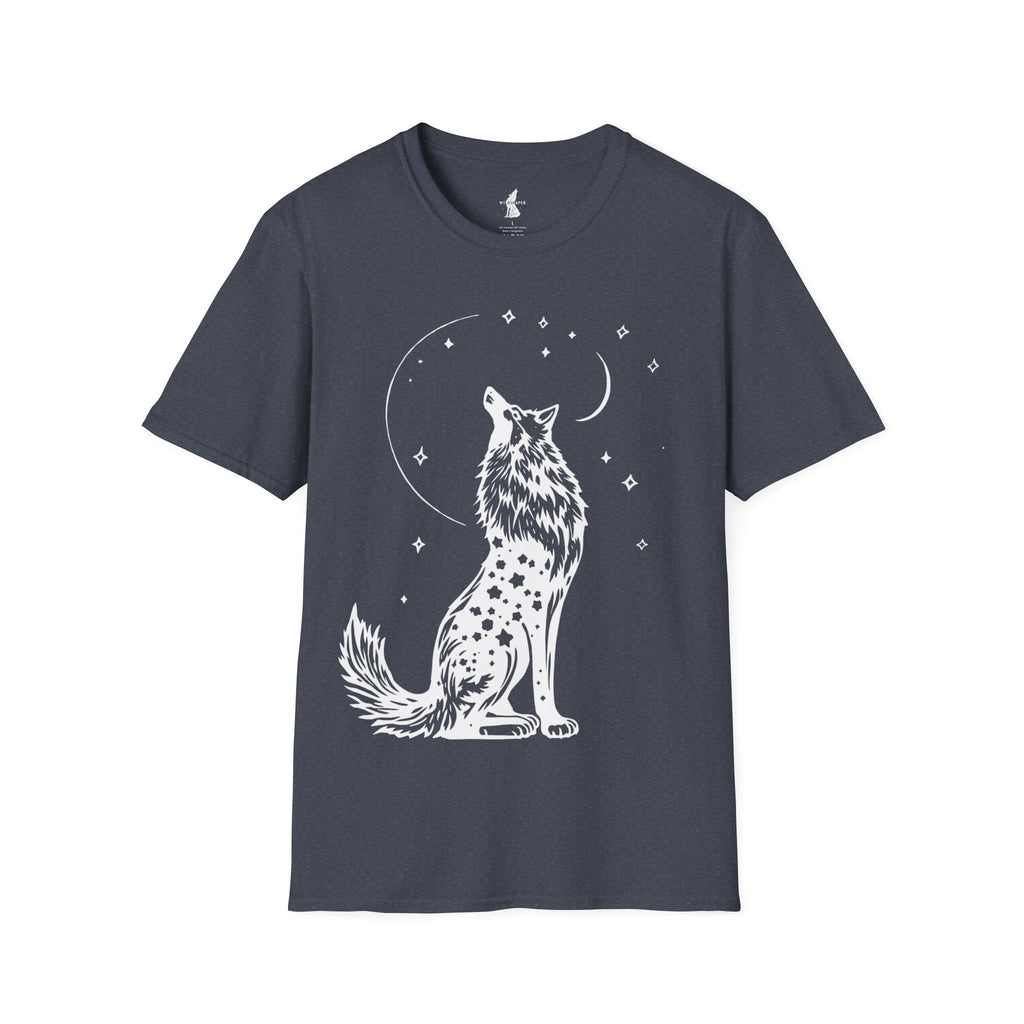 Celestial Howling Wolf T-Shirt