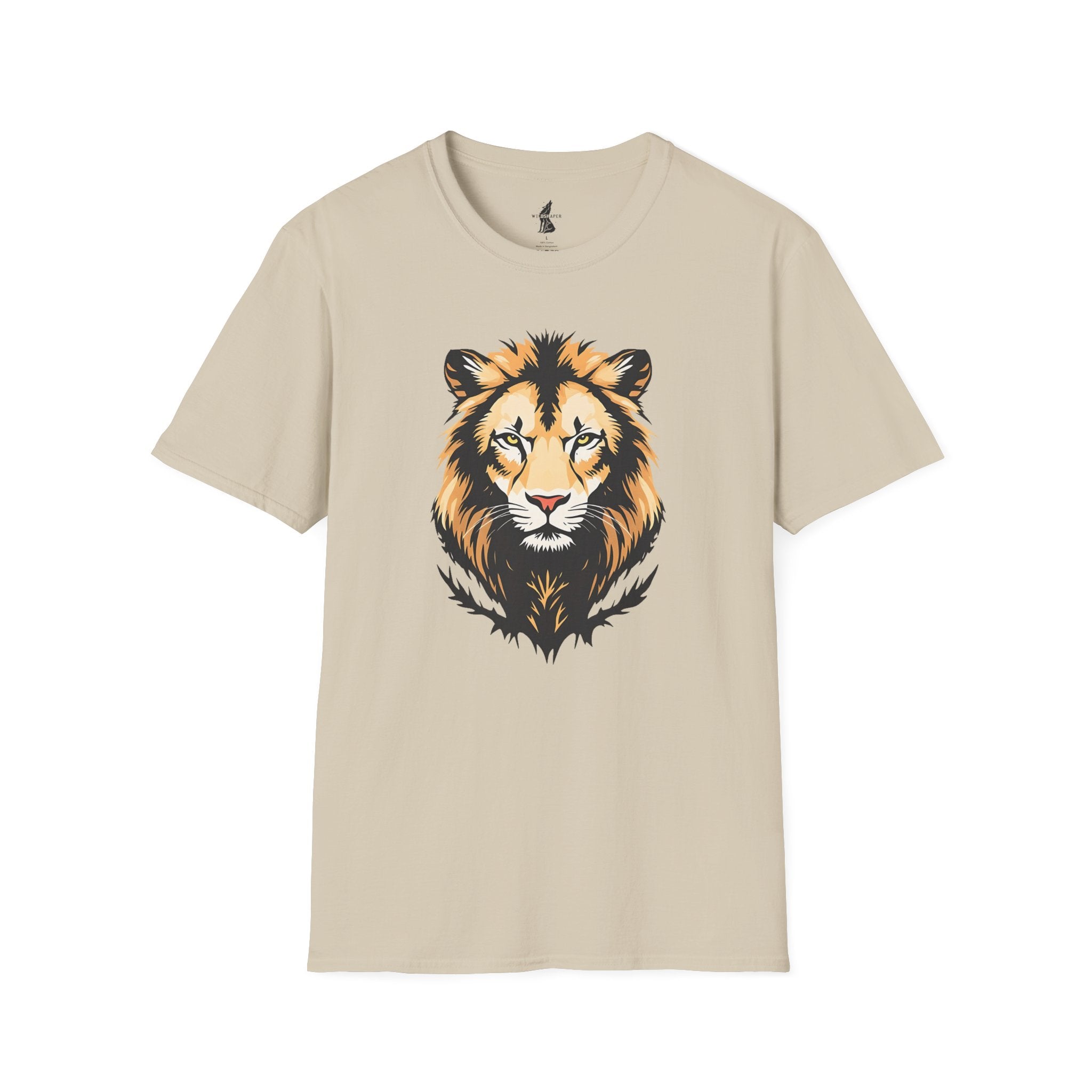 Lion Face Print T-Shirt