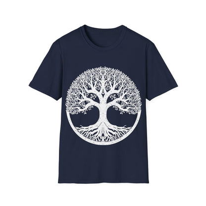 Tree of Life Unisex Softstyle T-Shirt – Nature Inspired Design for Eco-Lovers