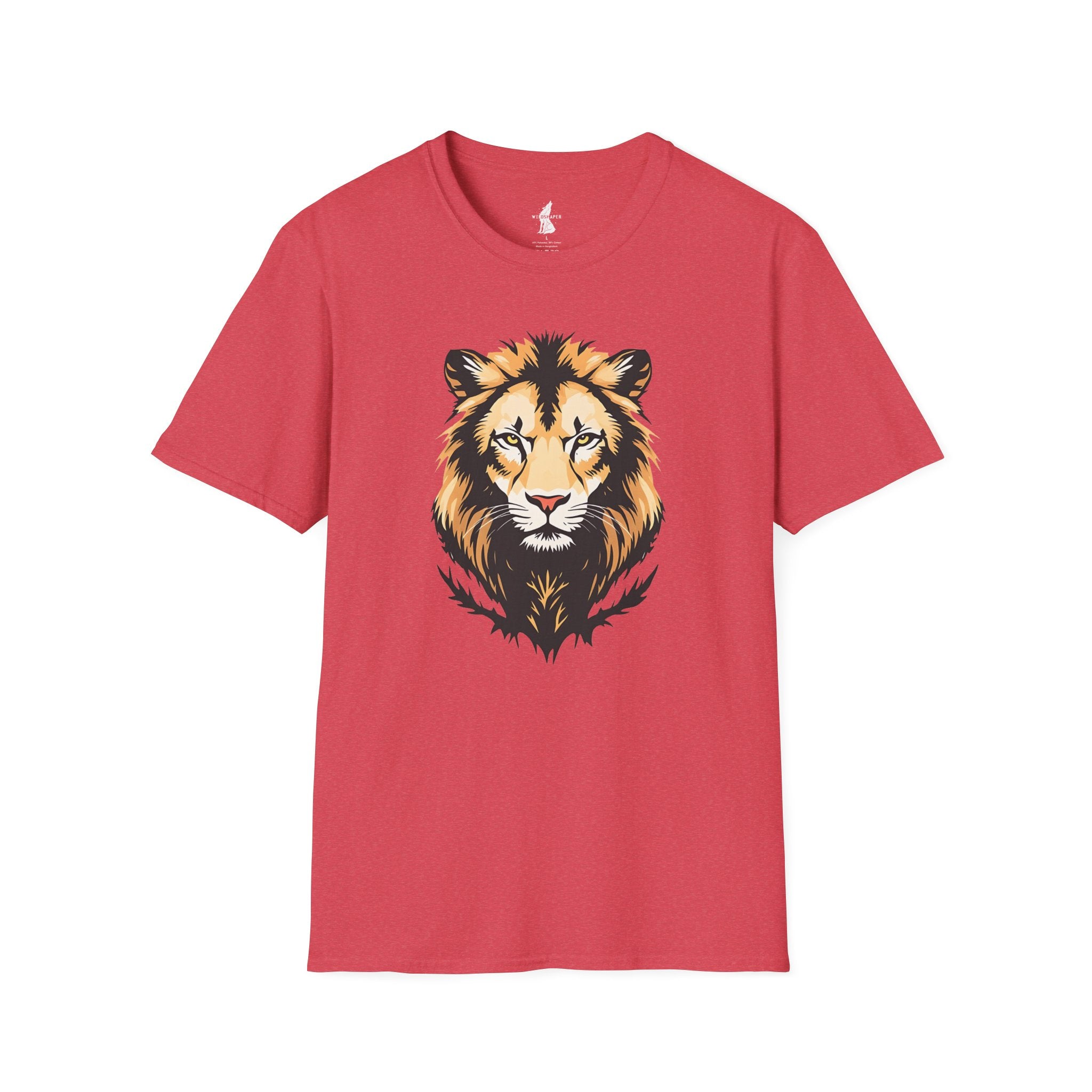 Lion Face Print T-Shirt