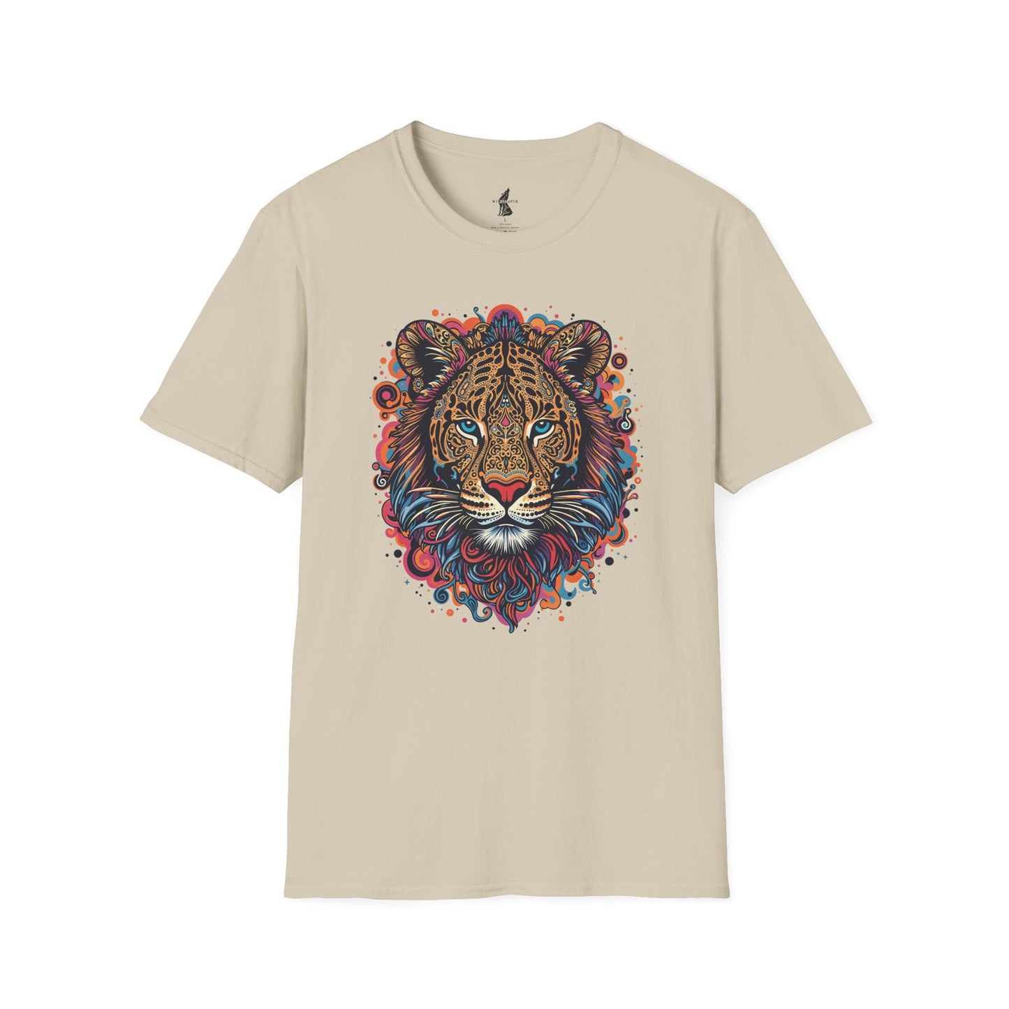 Vibrant Lion Eye-Catching Graphic T-Shirt