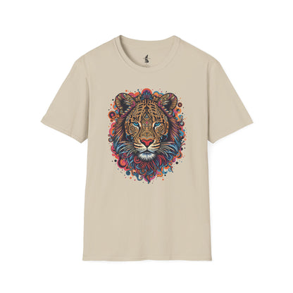 Vibrant Lion Eye-Catching Graphic T-Shirt