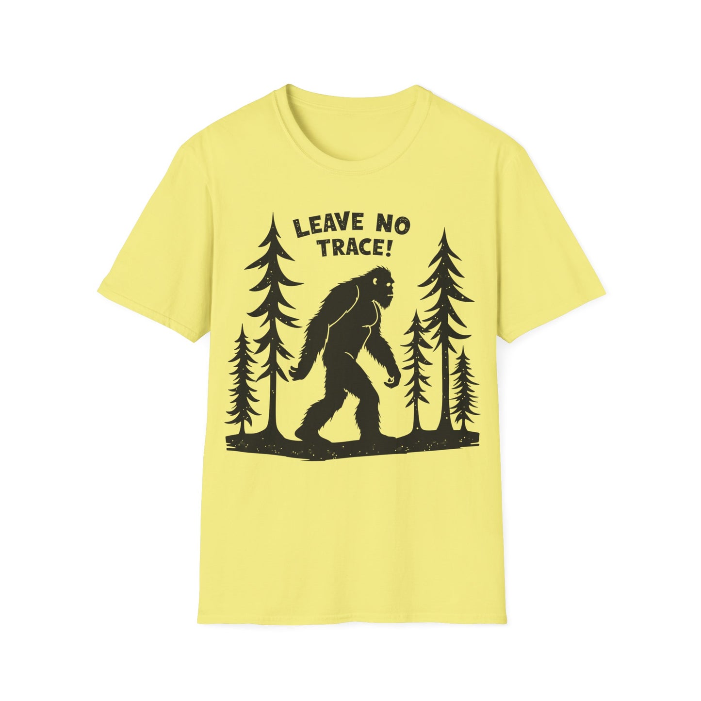 Leave No Trace! Unisex Softstyle T-Shirt for Nature Lovers