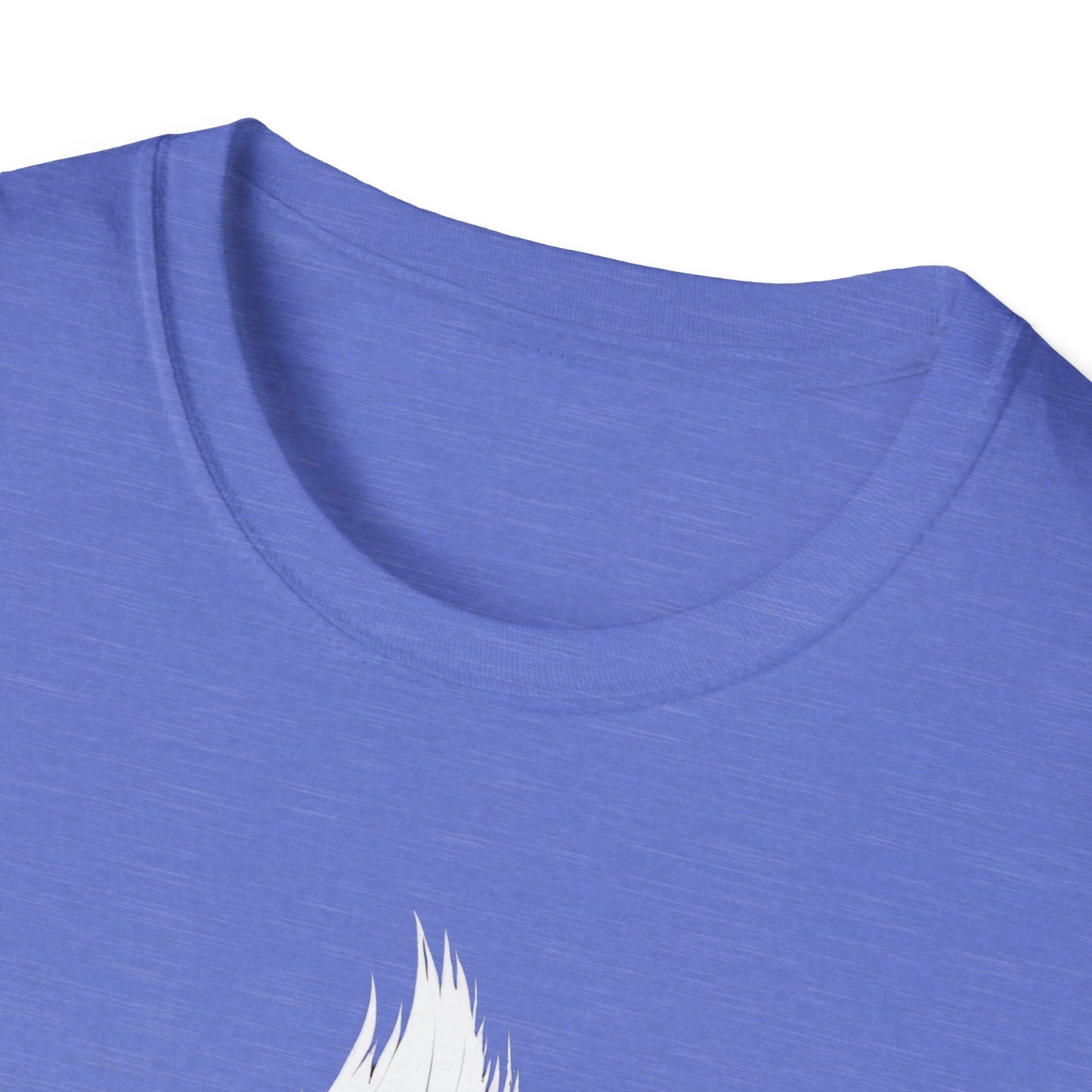 Nature-Inspired Unisex Softstyle T-Shirt - Forest Feather Design