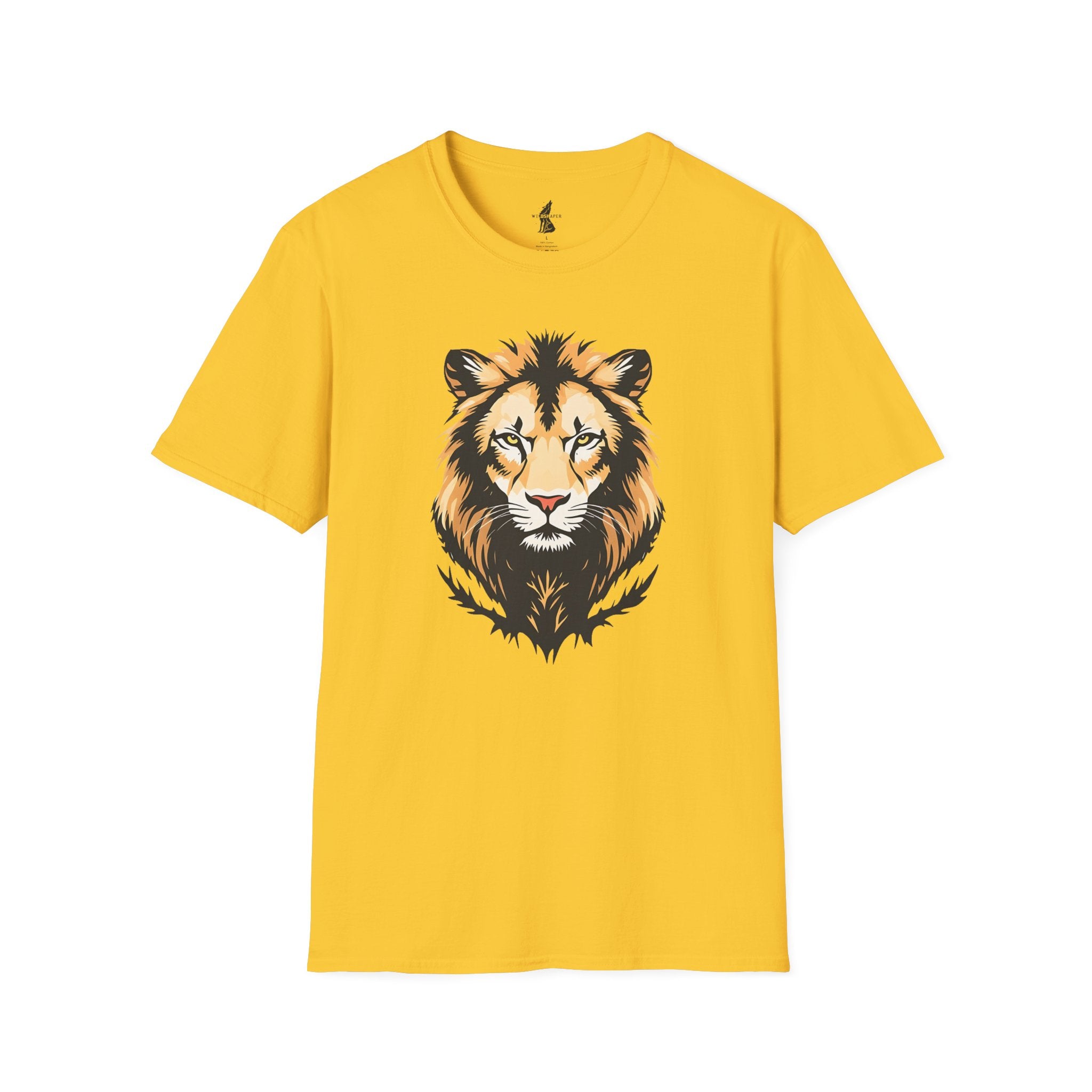 Lion Face Print T-Shirt