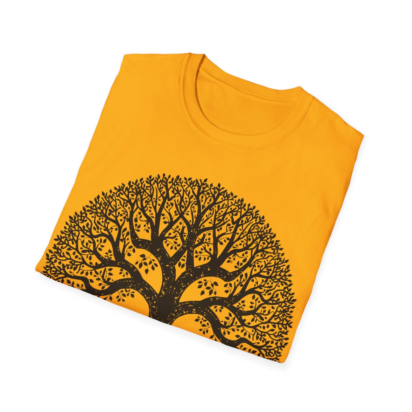 Tree of Life Unisex Softstyle T-Shirt – Nature Inspired Design for Eco-Lovers