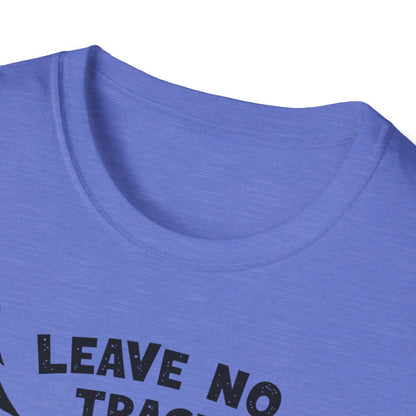 Leave No Trace! Unisex Softstyle T-Shirt for Nature Lovers