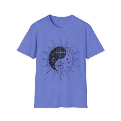 Cosmic Yin Yang Unisex Softstyle T-Shirt