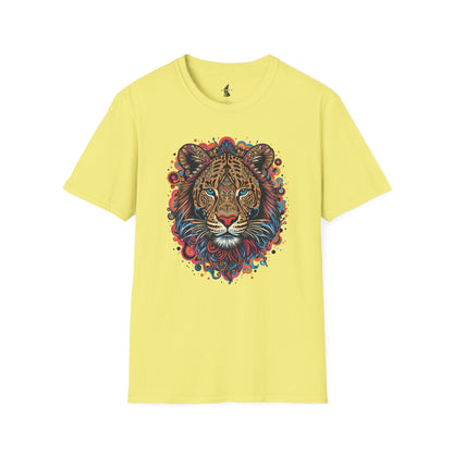 Vibrant Lion Eye-Catching Graphic T-Shirt