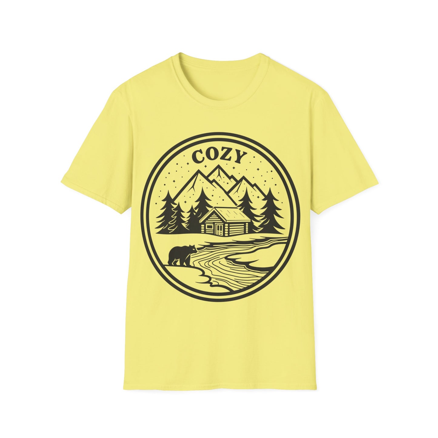 Cozy Cabin Unisex T-Shirt | Nature Inspired Graphic Tee