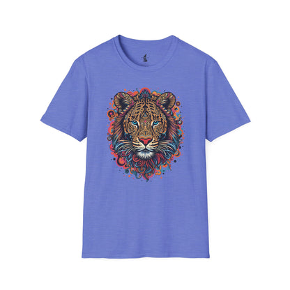 Vibrant Lion Eye-Catching Graphic T-Shirt