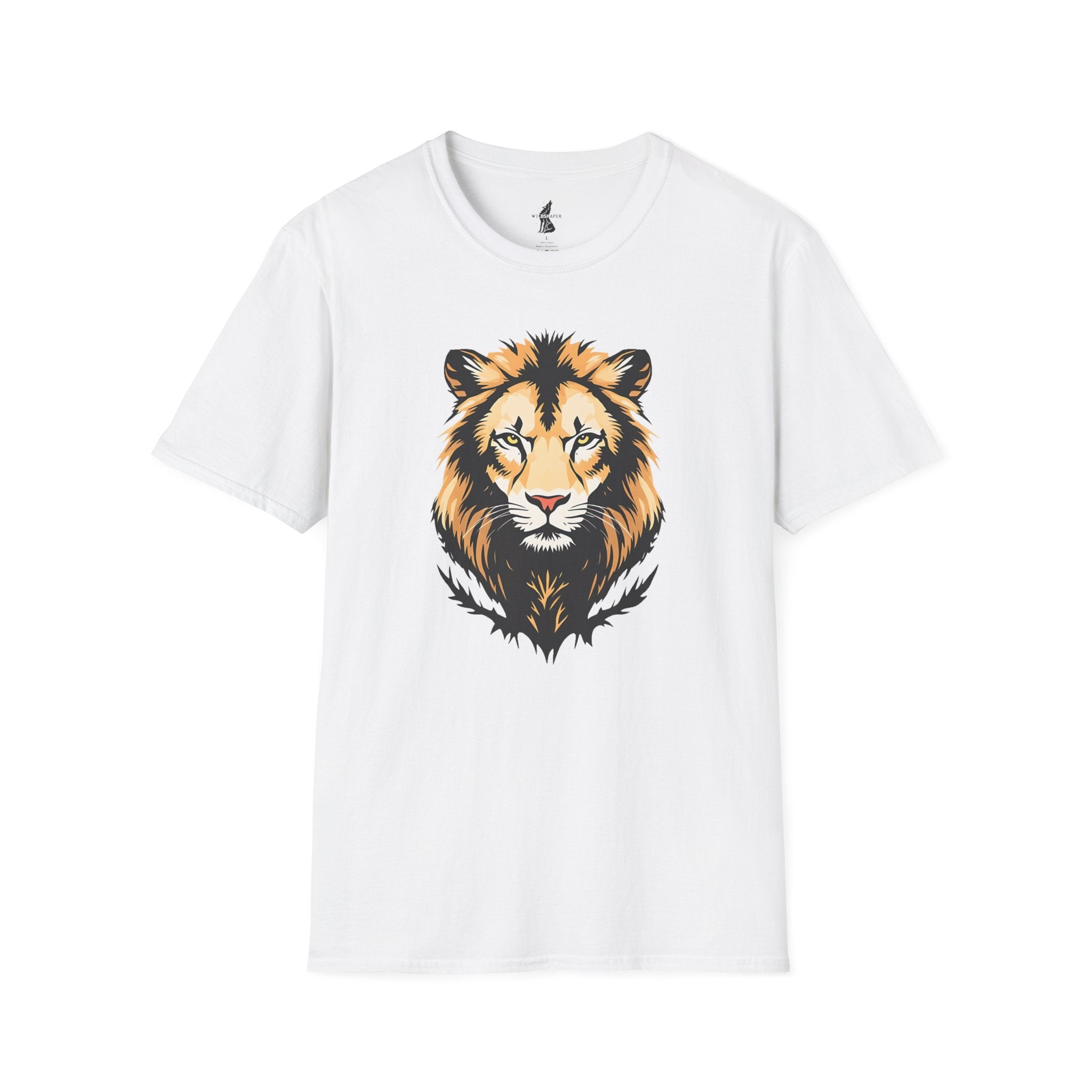 Lion Face Print T-Shirt