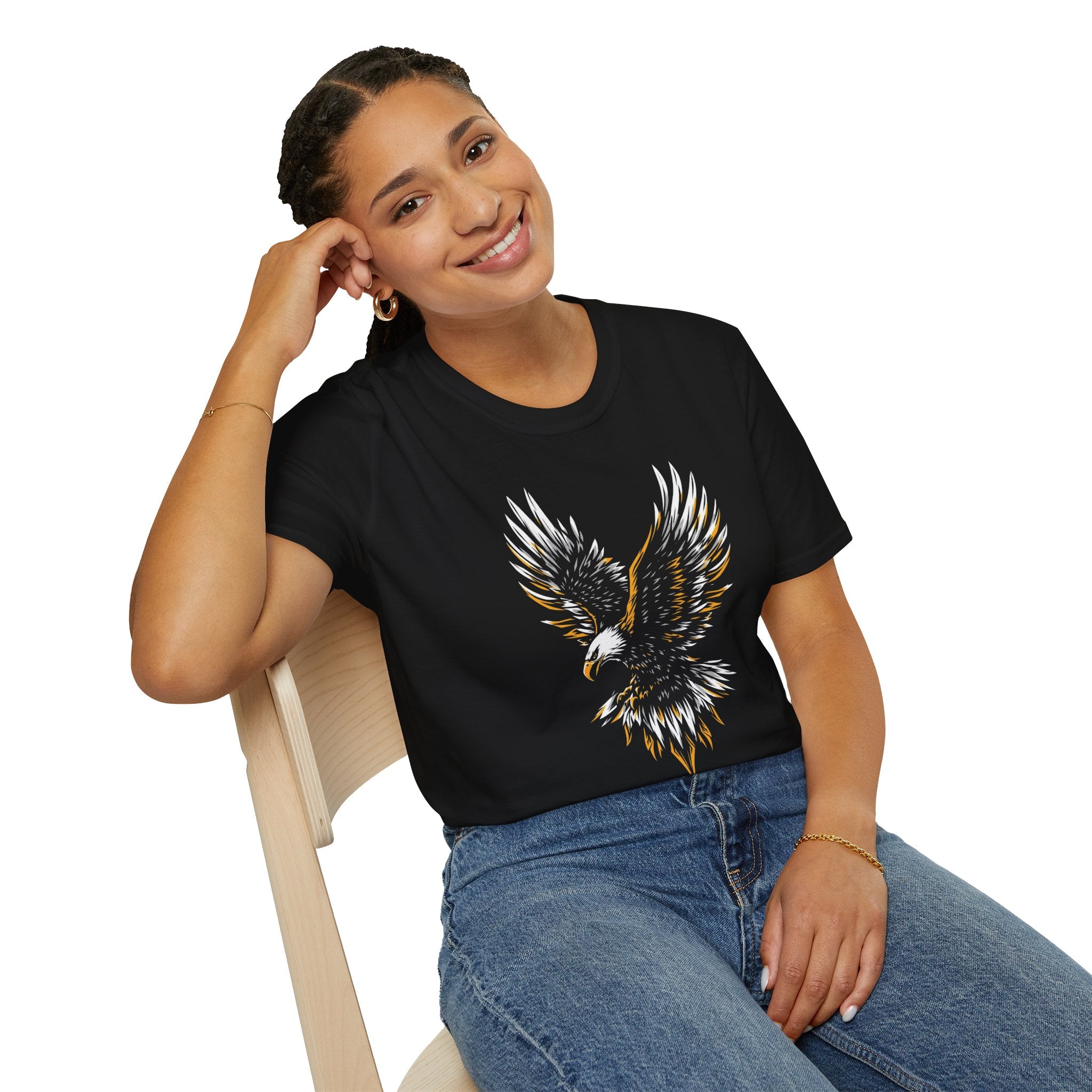 Bold Wild Eagle Graphic T-Shirt