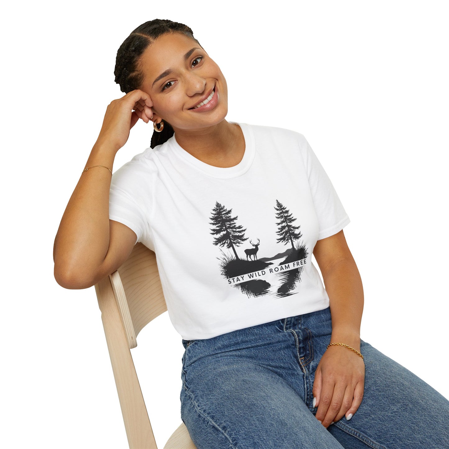 Stay Wild Roam Free Graphic T-Shirt