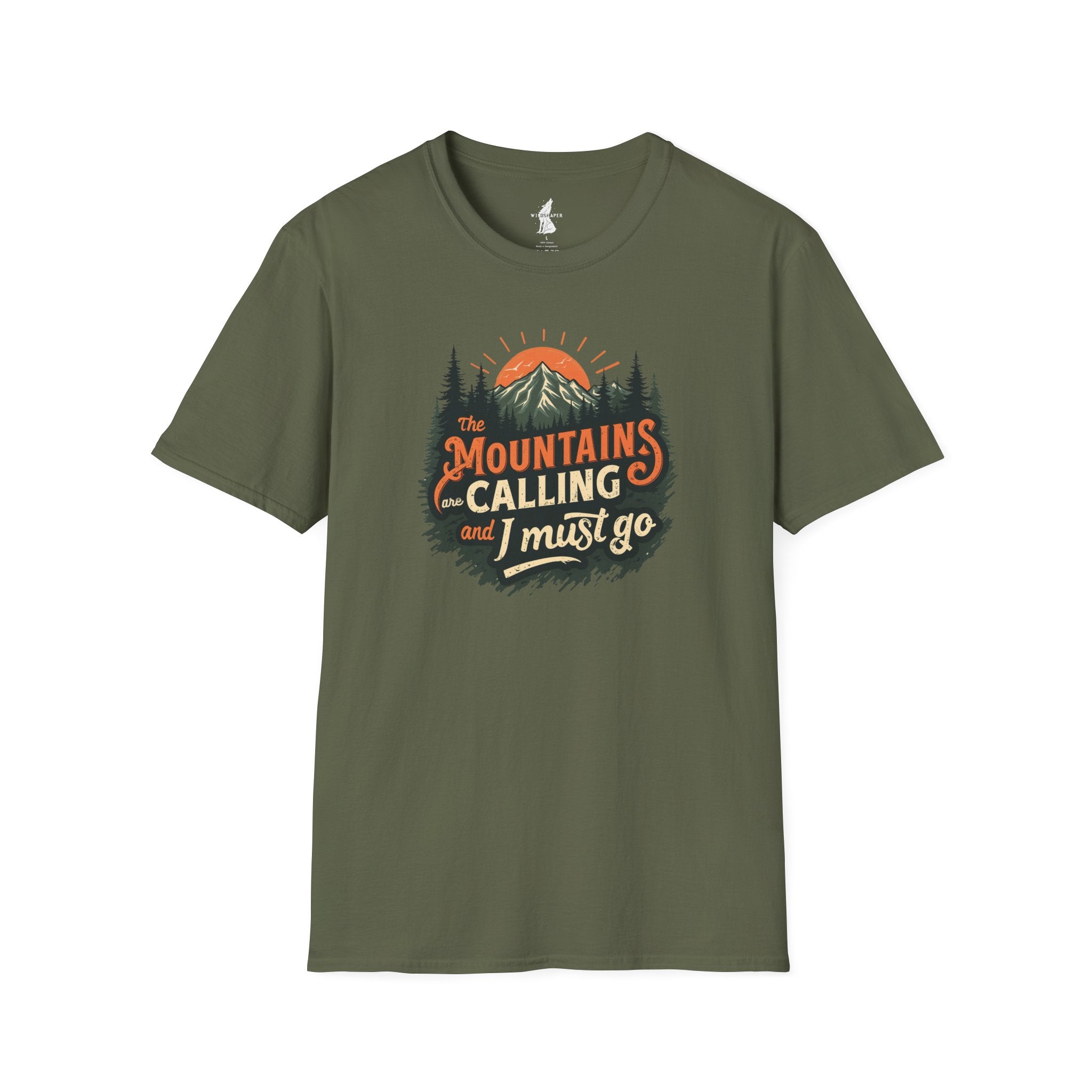 Mountains Are Calling And I Must Go Nature Lover T-Shirt