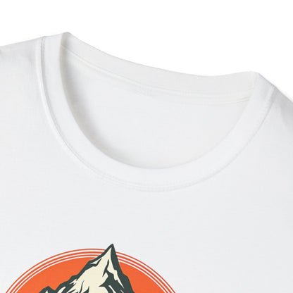 Unisex Softstyle T-Shirt - 'The Mountains Are Calling' Adventure Tee