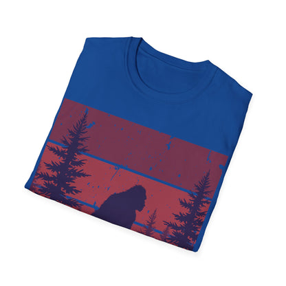 Sasquatch Adventure Unisex Softstyle T-Shirt - Nature Lover's Tee