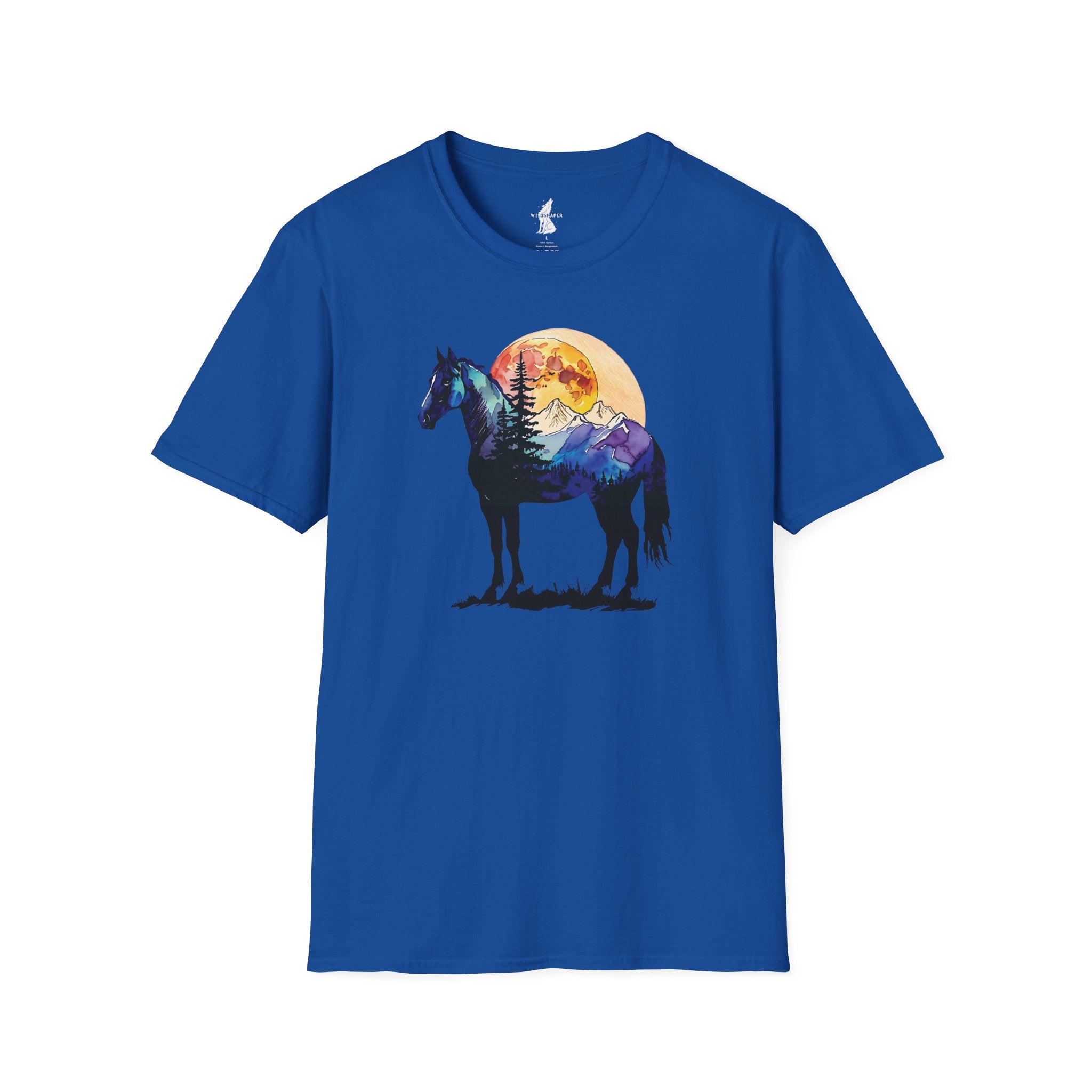Wild Spirit Horse Sunset Graphic T-Shirt