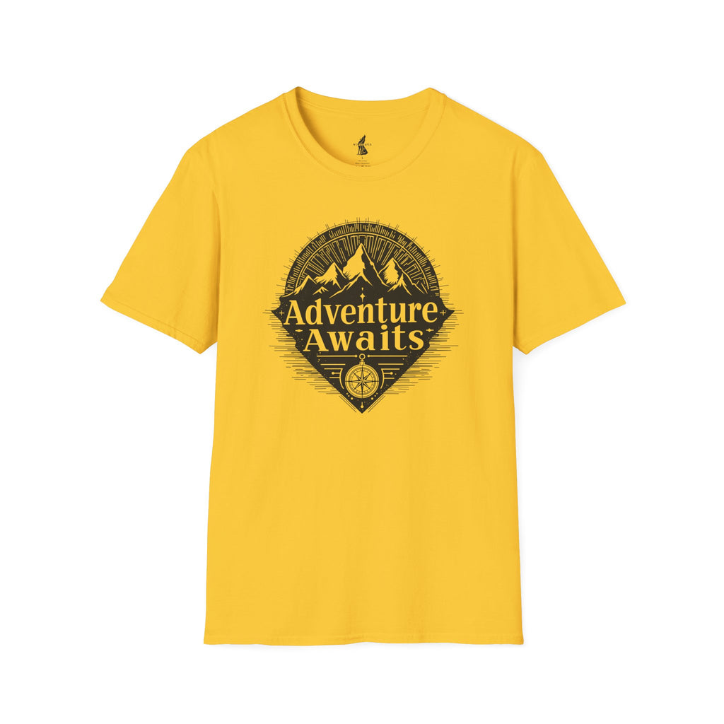 Adventure Awaits T-Shirt - Perfect for Outdoor Lovers and Explorers