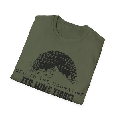 Outdoor Adventure Hike Time T-Shirt | Unisex Softstyle Tee for Nature Lovers