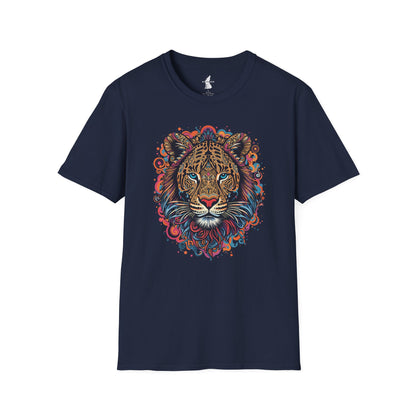 Vibrant Lion Eye-Catching Graphic T-Shirt