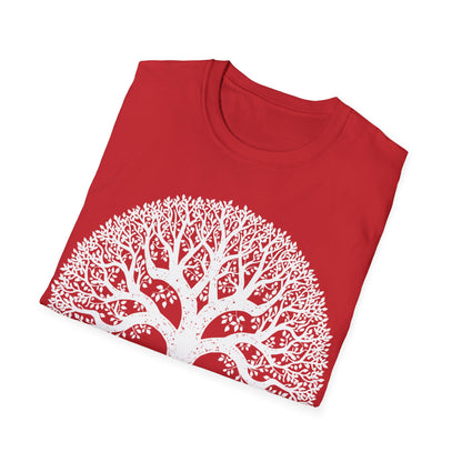 Tree of Life Unisex Softstyle T-Shirt – Nature Inspired Design for Eco-Lovers