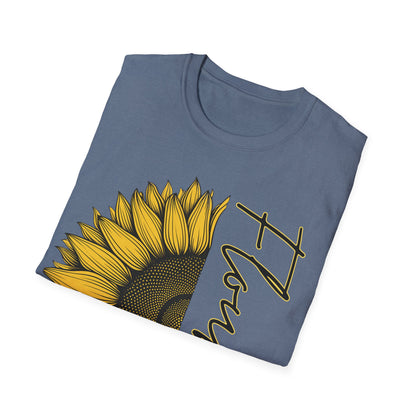 Flourish Sunflower Unisex Softstyle T-Shirt