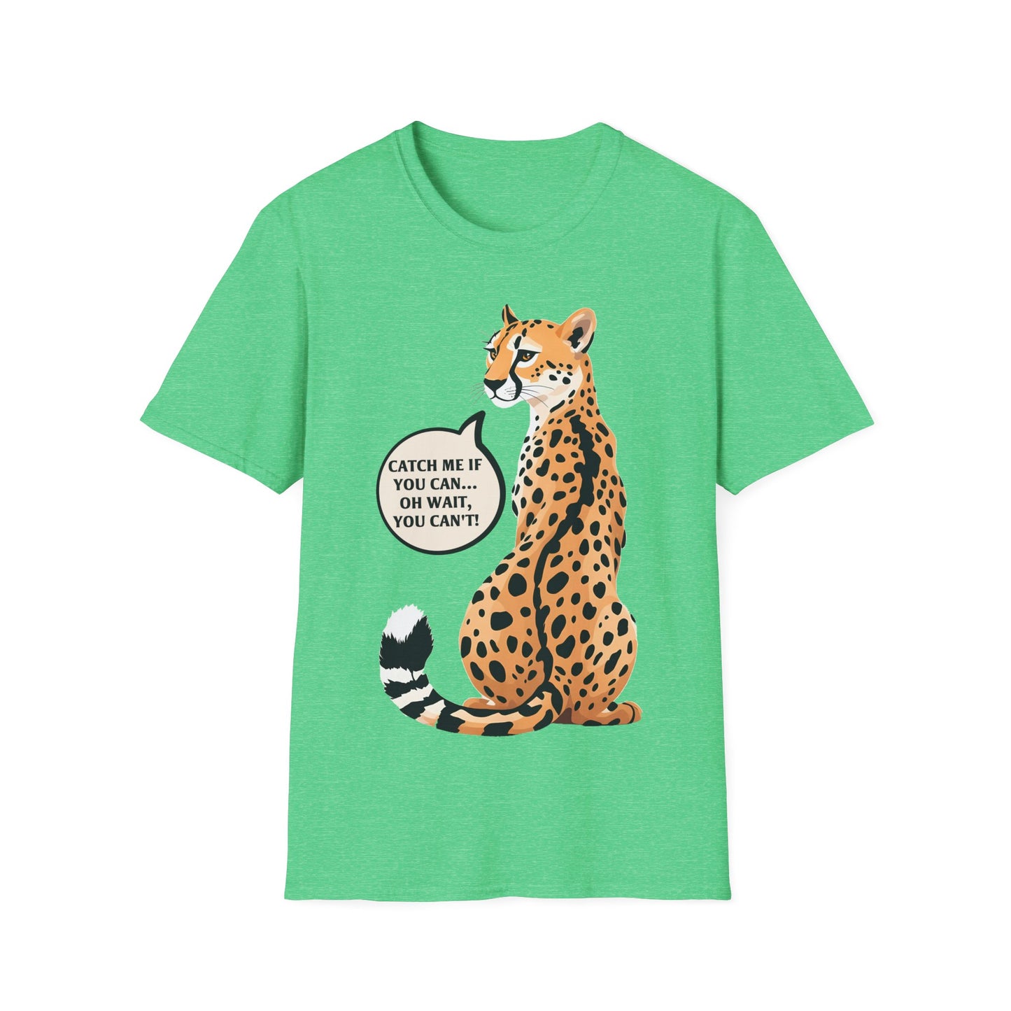 Catch Me If You Can Unisex Softstyle T-Shirt - Fun and Playful Animal Tee