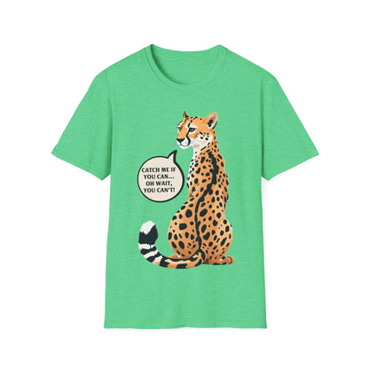 Catch Me If You Can Unisex Softstyle T-Shirt - Fun and Playful Animal Tee