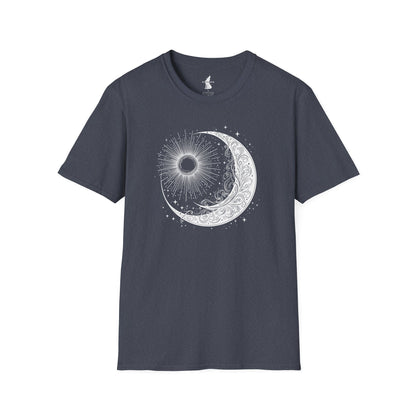 Sun & Moon Yin Yang Graphic T-Shirt