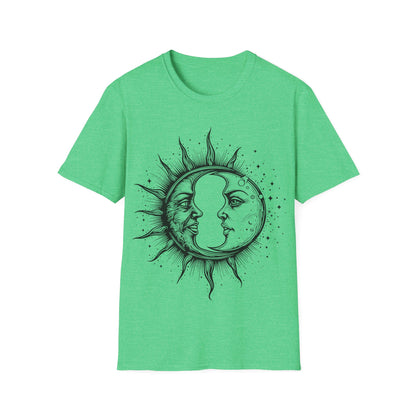 Sun & Moon Graphic Unisex T-Shirt | Celestial Art Tee for All Occasions