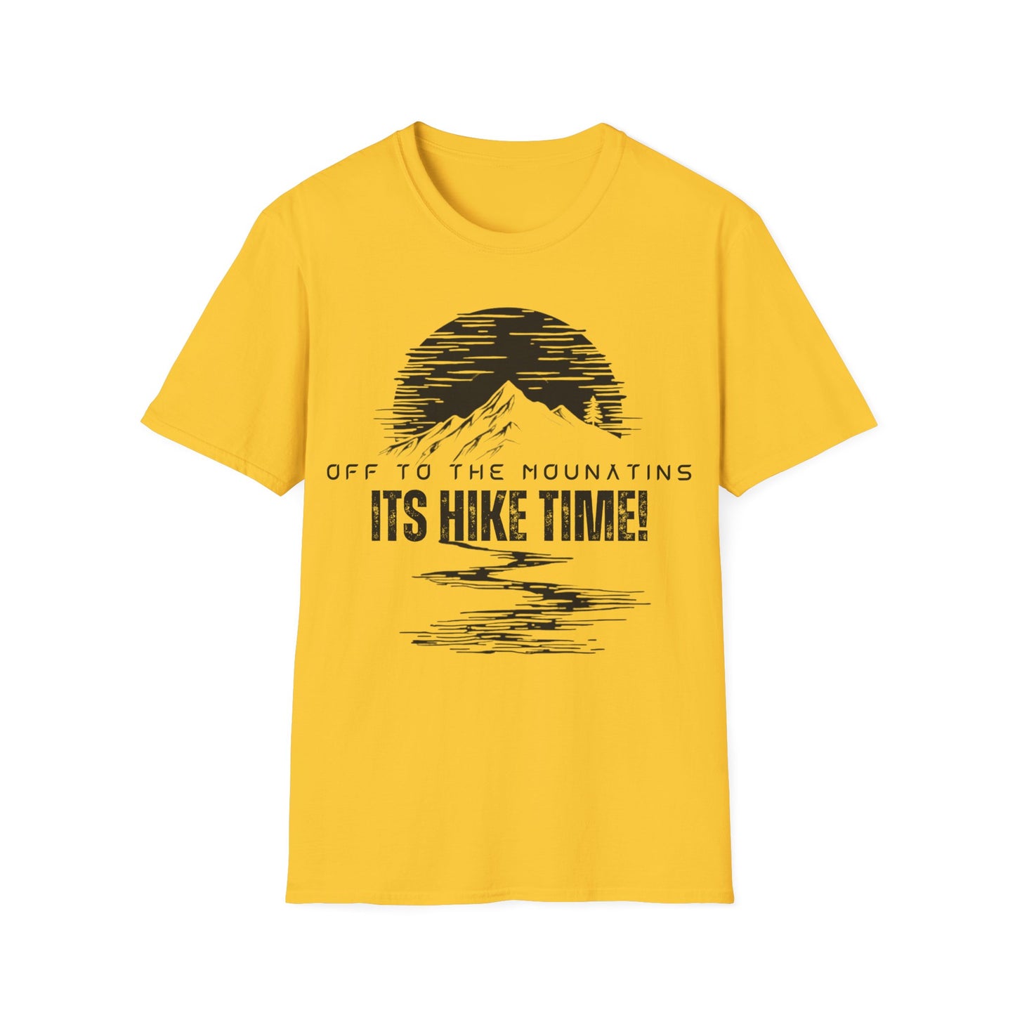 Outdoor Adventure Hike Time T-Shirt | Unisex Softstyle Tee for Nature Lovers