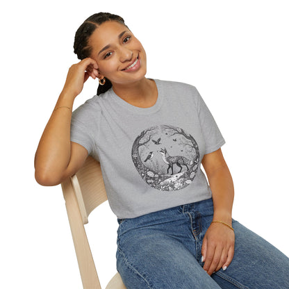 Floral Wild Fox T-Shirt