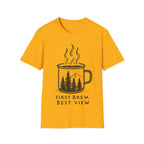 First Brew Best View T-Shirt