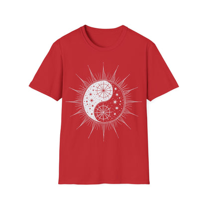 Cosmic Yin Yang Unisex Softstyle T-Shirt