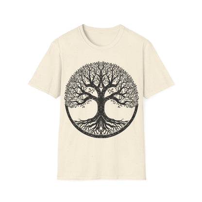 Tree of Life Unisex Softstyle T-Shirt – Nature Inspired Design for Eco-Lovers