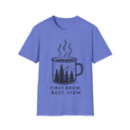 First Brew Best View T-Shirt